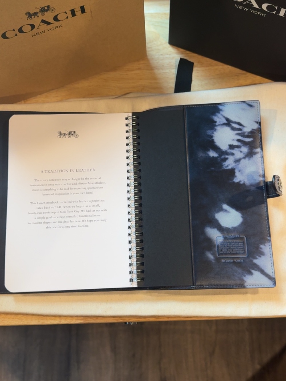 COACH Notebook (NY Tour Cody Franco - Picture 4 of 4